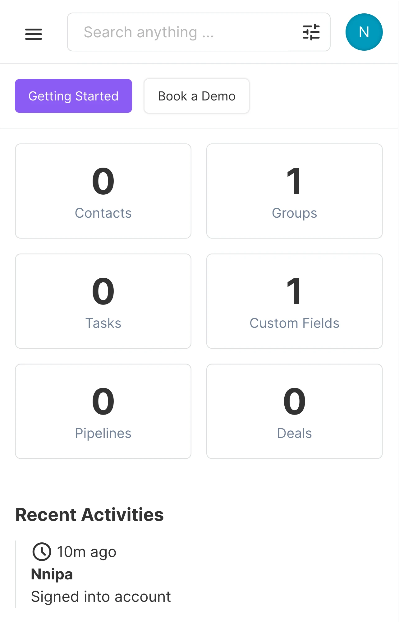 Dashboard